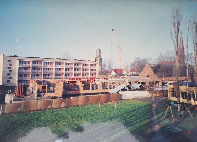 Budowa budynku B (fot. kierownik R. Urbanowicz)