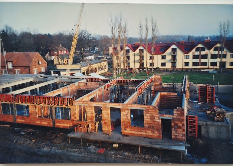 Budowa budynku B (fot. kierownik R. Urbanowicz)